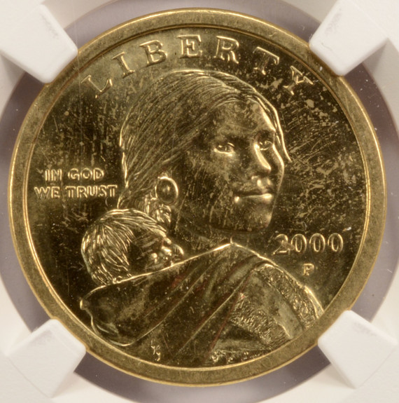2000-P $1 Sacagawea Dollar Cheerios Prototype Reverse FS-902  NGC MS64