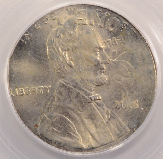 2001 1c Lincoln Cent on Dime Double-Denomination PCGS MS66