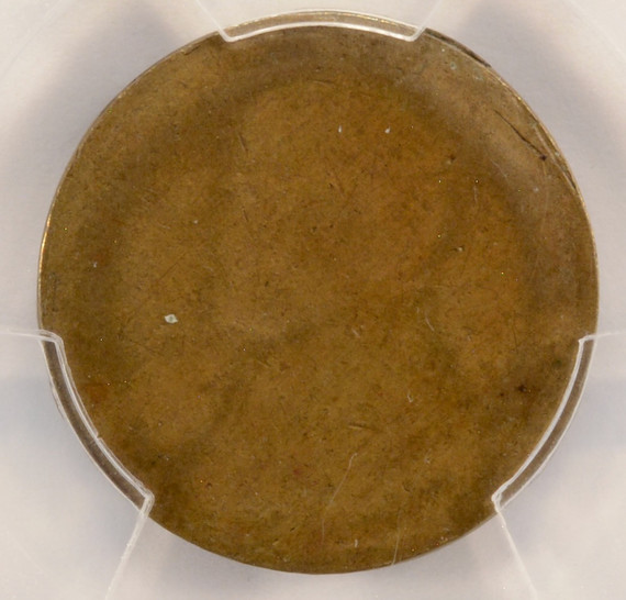 1953-D 1c Wheat Cent Uniface & Underweight Planchet 2.5 Grams PCGS AU58