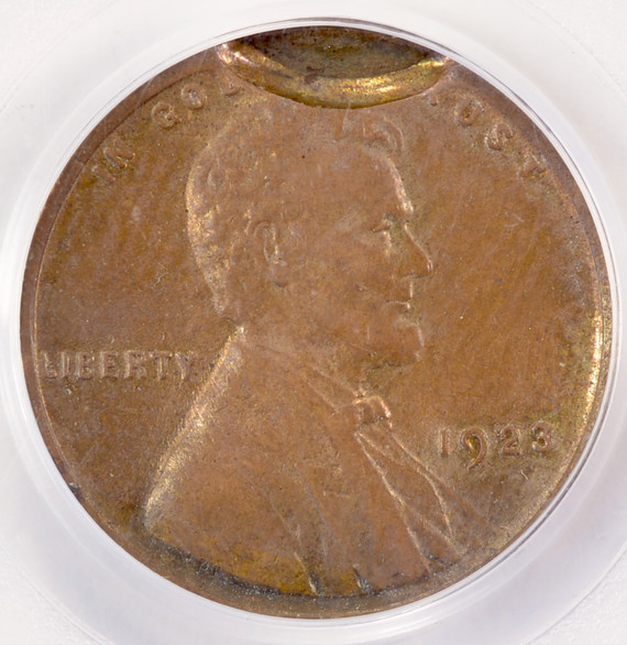 1923 1c Wheat Cent 5% Indent PCGS MS62