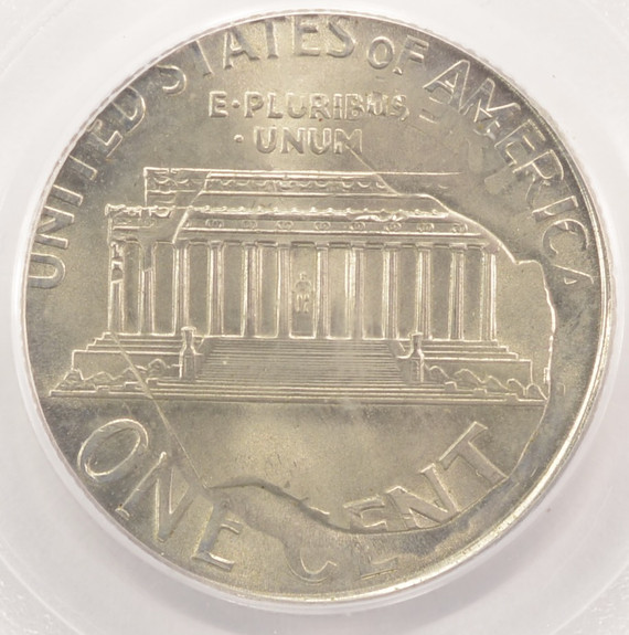 2001 1c Lincoln Cent Struck on Dime Double-Denomination PCGS MS66