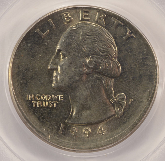 1994-P 25c Washington Quarter Broadstruck PCGS MS65