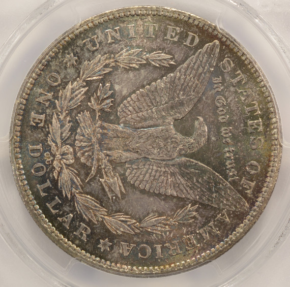 1878-CC $1 Morgan Dollar 90 Degree CW Rotated Dies PCGS MS63
