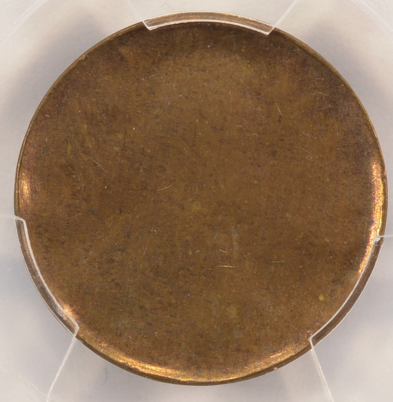 (1959-1982) 1c Lincoln Cent Struck Through Capped Die PCGS MS63 RB