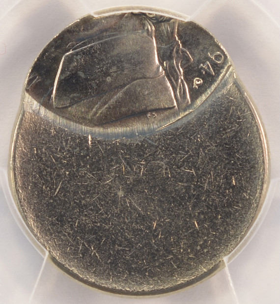 1994-P 5c Jefferson Nickel Struck 60% Off-Center PCGS MS64