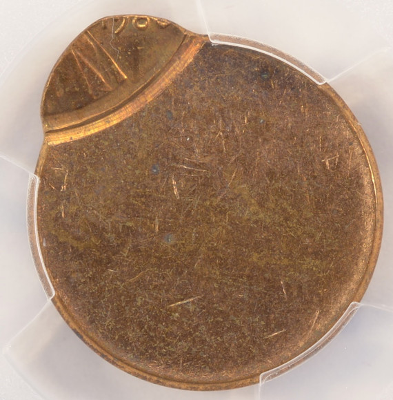 1980 1c Lincoln Cent Struck 90% Off-Center PCGS MS64 Red