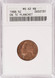1988 ANACS 5c Jefferson Nickel on Cent Planchet MS62 RB
