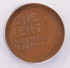 1917-D 1c Wheat Cent Struck 20% Off-Center ANACS AU58