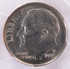 1995-D 10c Roosevelt Dime Indent from Curved Clipped Dime Planchet PCGS MS62