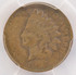 1907 1c Indian Cent Split Before Strike PCGS AU58