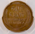 1954-S 1c Wheat Cent Broadstruck PCGS MS64 BN