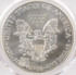 2014 $1 Silver Eagle Retained Struck-Thru Plastic PCGS MS67