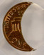 PCGS 1c Lincoln Cent Crescent 60% Curved Clip 1.1 Grams MS62 Brown