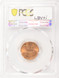 2021 1c Lincoln Shield Cent Large Retained Cud Obverse PCGS MS64 Red