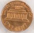 1972 1c Lincoln Cent Struck Thru String Obverse PCGS MS63 Red