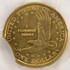 2001-P $1 Sacagawea Dollar 4% Curved Clip PCGS MS63