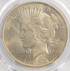 1922 $1 Peace Dollar Rim Clip at K-5 PCGS MS64