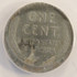 1943-S 1c Wheat Cent Struck 10% Off-Center ANACS EF40