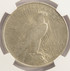 1922 $1 Peace Dollar Major Struck Through Obverse and Reverse NGC UNC
