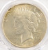 1922 $1 Peace Dollar 1% Ragged Clip PCGS AU58