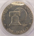 1976 $1 Bicentennial Ike Dollar Double-Struck, 2nd 90% Off-Center PCGS MS62