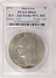 1976 $1 Bicentennial Ike Dollar Double-Struck, 2nd 90% Off-Center PCGS MS62