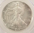 2004 $1 Silver Eagle Double-Struck, 2nd Partial Collar Strike & On-Center CACG MS66
