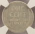 1955 1c Wheat Cent Struck on 10c Planchet NGC XF Details