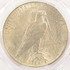 1923 $1 Peace Dollar Struck Through Obverse at K-8 PCGS MS63
