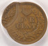 1867 1c Indian Cent Double-Struck, 2nd 75% Off-Center PCGS VF30