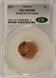 2001 1c Lincoln Cent Struck 55% Off-Center CACG MS64 Red