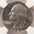 1981-P 25c Washington Quarter Struck on 5c Planchet NGC MS62 1981-P 25c Washington Quarter Struck on 5c Planchet NGC MS62