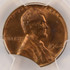 1964 1c Lincoln Cent 4% Curved Clip PCGS MS64 RB