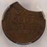 1939 1c Wheat Cent 14% Curved Clip at K-5 PCGS MS62 BN