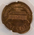 1960-D 1c Lincoln Cent Broadstruck  & 4% Indent PCGS MS62 RB