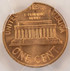 1968-S 1c Lincoln Cent 4% Curved Clip PCGS MS66 Red