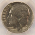 1969-D 10c Roosevelt Dime Split Die & Die Cap Strike PCGS AU50