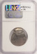 1968-D 50c Kennedy Half Struck 80% Off-Center on T-1 Quarter Blank NGC MS63