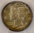1944 10c Mercury Dime Broadstruck PCGS MS63