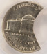 ND 5c Jefferson Nickel 35% Curved Clip PCGS AU58