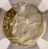 1956 10c Roosevelt Dime Double-Struck, 2nd 60% Off-Center DSBS NGC MS65