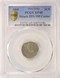 1865 3CN Three Cent Nickel Struck 25% Off-Center PCGS XF45