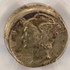 1939-S 10c Mercury Dime Struck 5% Off-Center PCGS AU58