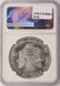 1999 $1 Silver Eagle Partial Collar Strike NGC MS68