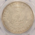 1896 $1 Morgan Dollar Partial Collar Strike PCGS MS63