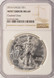 2016 $1 Silver Eagle Clashed Dies Obverse & Reverse NGC MS69