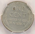 (1943-x) 1c Steel Cent Struck Through Capped Die PCGS AU58