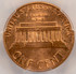 1983 1c Lincoln Cent Struck Through Obverse PCGS MS64 Red