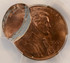 2000 1c Lincoln Cent Double-Struck, 2nd 70% Off-Center PCGS MS64 RB