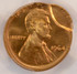 1964 1c Lincoln Cent Broadstruck & 7% Brockage PCGS MS61 Red